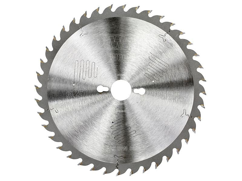 Dewalt Series 60 Circular Saw Blade 250 X 30mm X 40t Dewalt