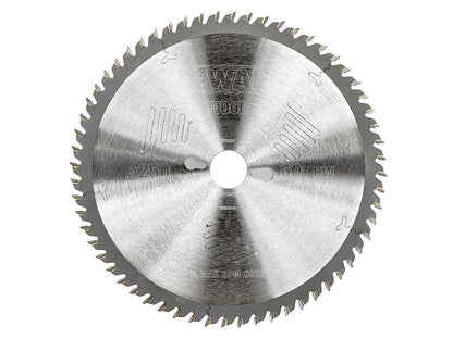 Dewalt Series 60 Circular Saw Blade 250 X 30mm X 60t Dewalt