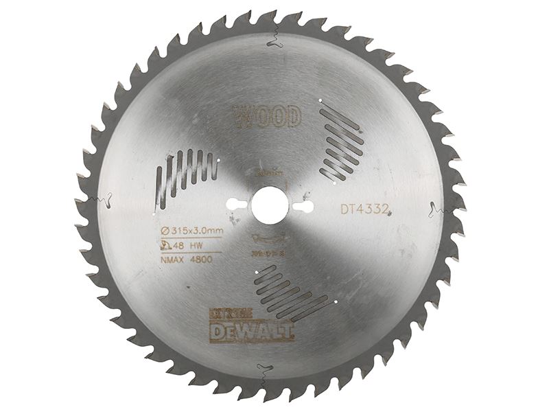 Dewalt Series 60 Circular Saw Blade 315 X 30mm X 48t Dewalt