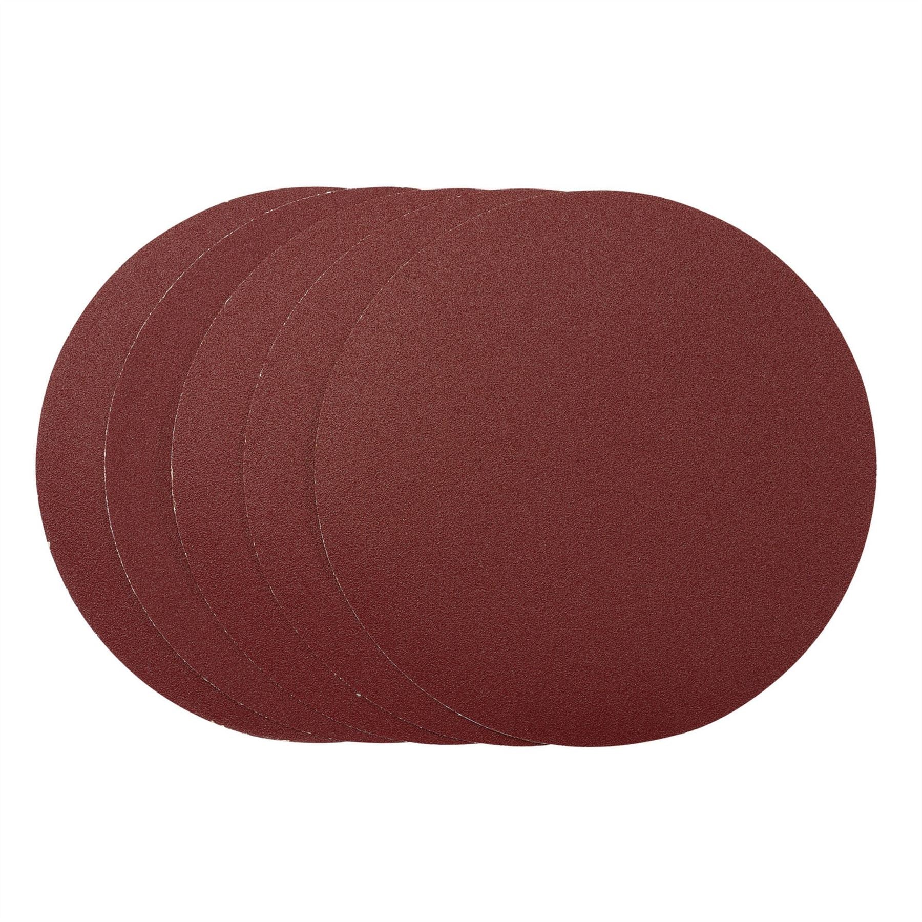 Draper 63031 Sanding Discs 200mm PSA 120 Grit Pack of 5 Draper