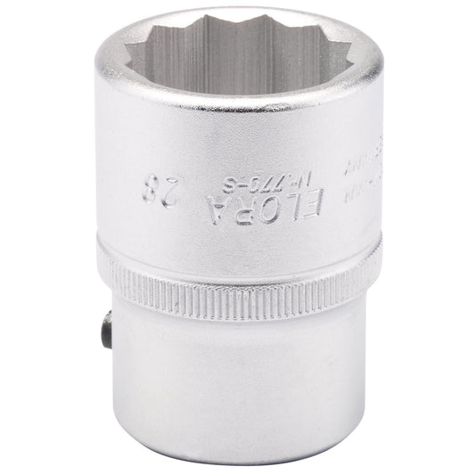 Elora 00765 Bi-Hexagon Socket 3/4" Sq. Dr. 28mm Elora