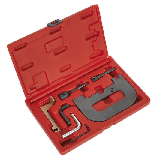 Sealey VSE5071A Petrol Engine Timing Tool Kit - for Renault 1.4/1.6/1.8/2.0 K4J/K4M/F4P/F4R(t) - Belt Drive Sealey