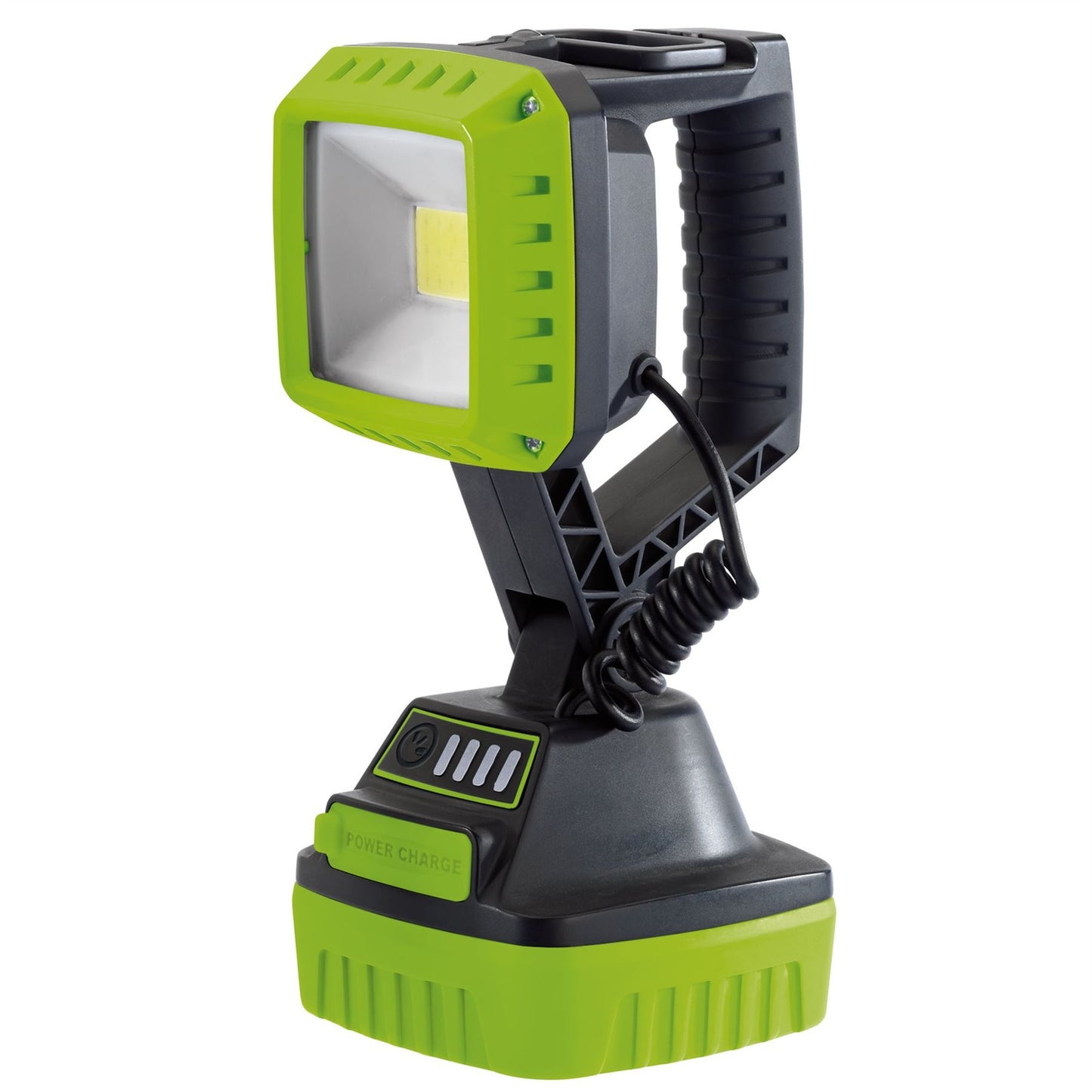Draper 90033 COB LED Rechargeable Work Light 10W 1000 Lumens Green 2 x 2.2Ah Batteries Draper