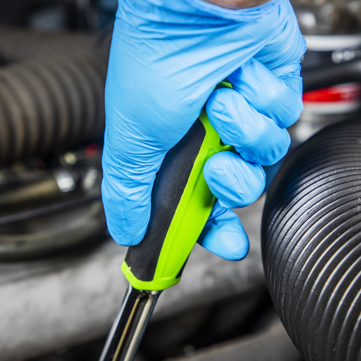 Siegen S01231 Ratchet Wrench Set 4pc 1/2"Sq Drive Flip Reverse Siegen