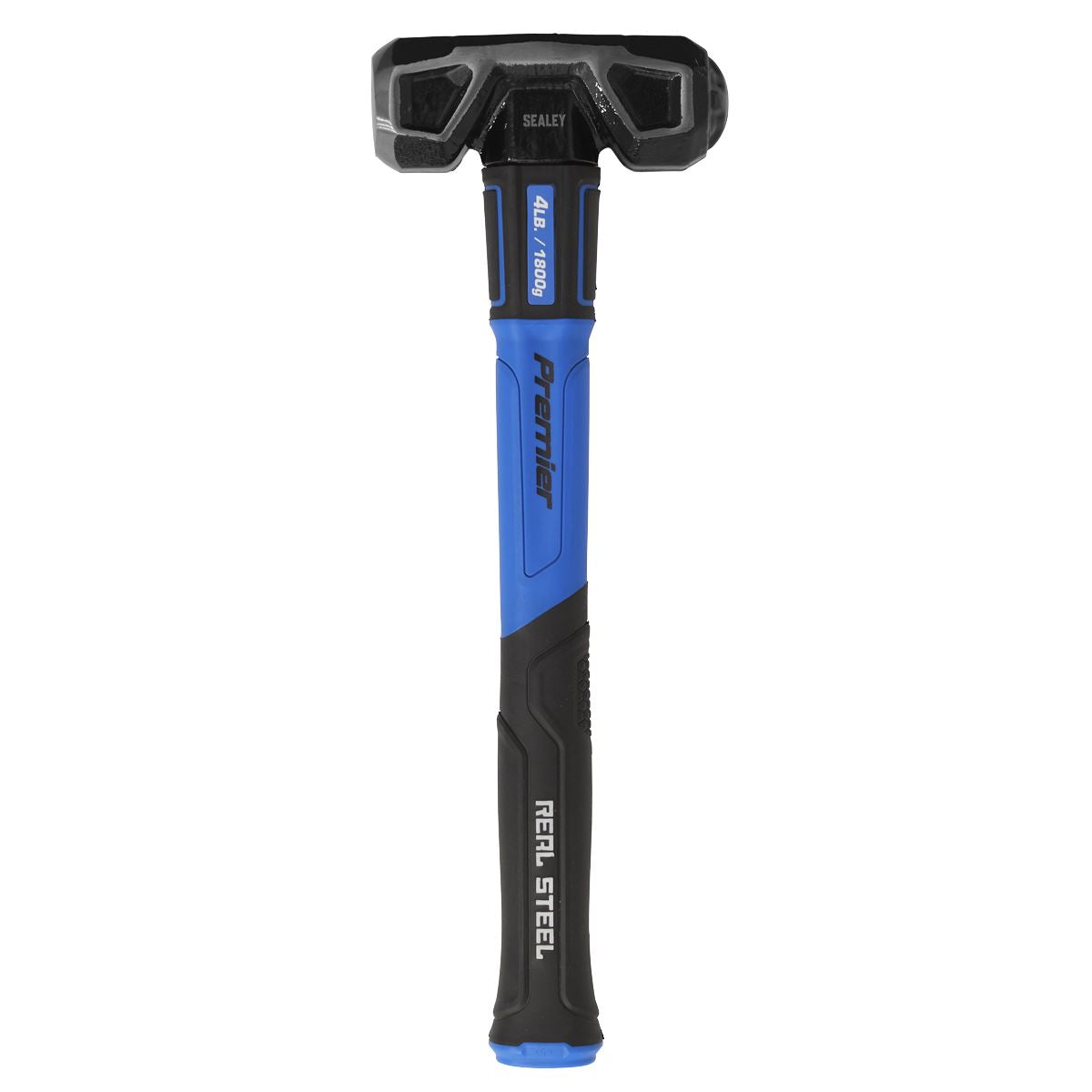 Sealey SLHG04 Sledge Hammer with Fibreglass Shaft 4lb Short Handle Sealey