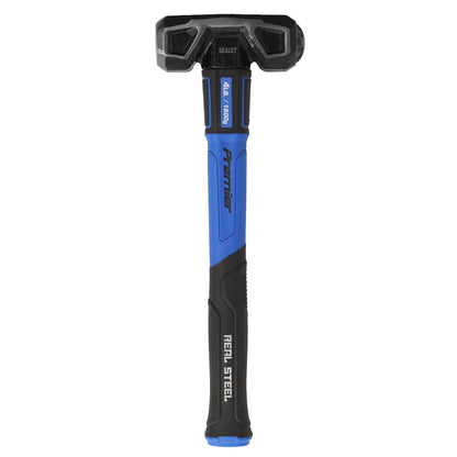 Sealey SLHG04 Sledge Hammer with Fibreglass Shaft 4lb Short Handle Sealey