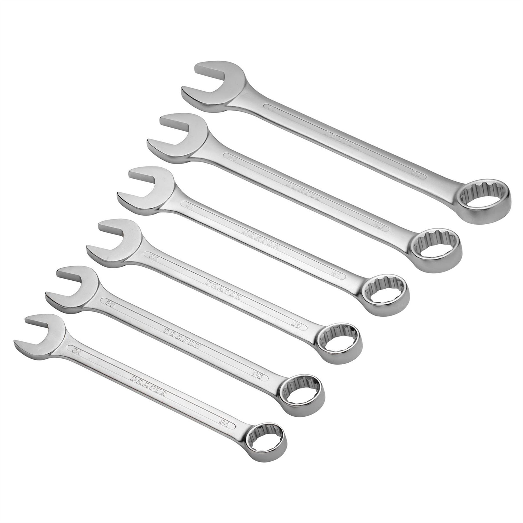 Draper 26695 HI-TORQ® Metric Combination Spanner Set 6 Piece Draper