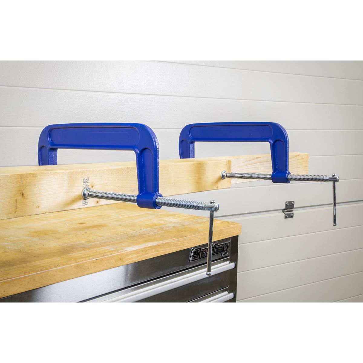 Sealey AK60084 G-Clamp 200mm - Pack of 4 Sealey