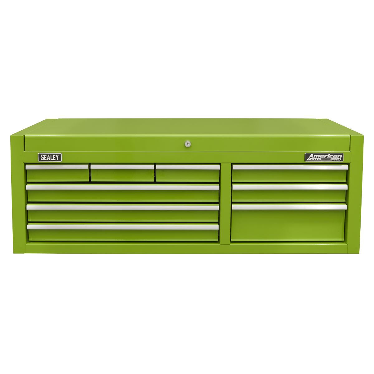 Sealey AP4109HV Topchest 9 Drawer with Ball Bearing Slides - Green Sealey