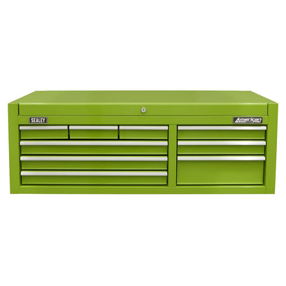 Sealey AP4109HV Topchest 9 Drawer with Ball Bearing Slides - Green Sealey