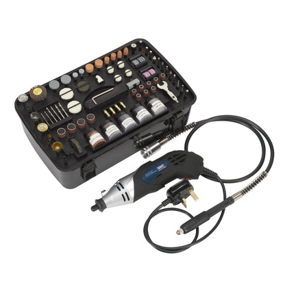 Sealey E5188 Multipurpose Rotary Tool & Engraver Kit 219pc 230V Sealey