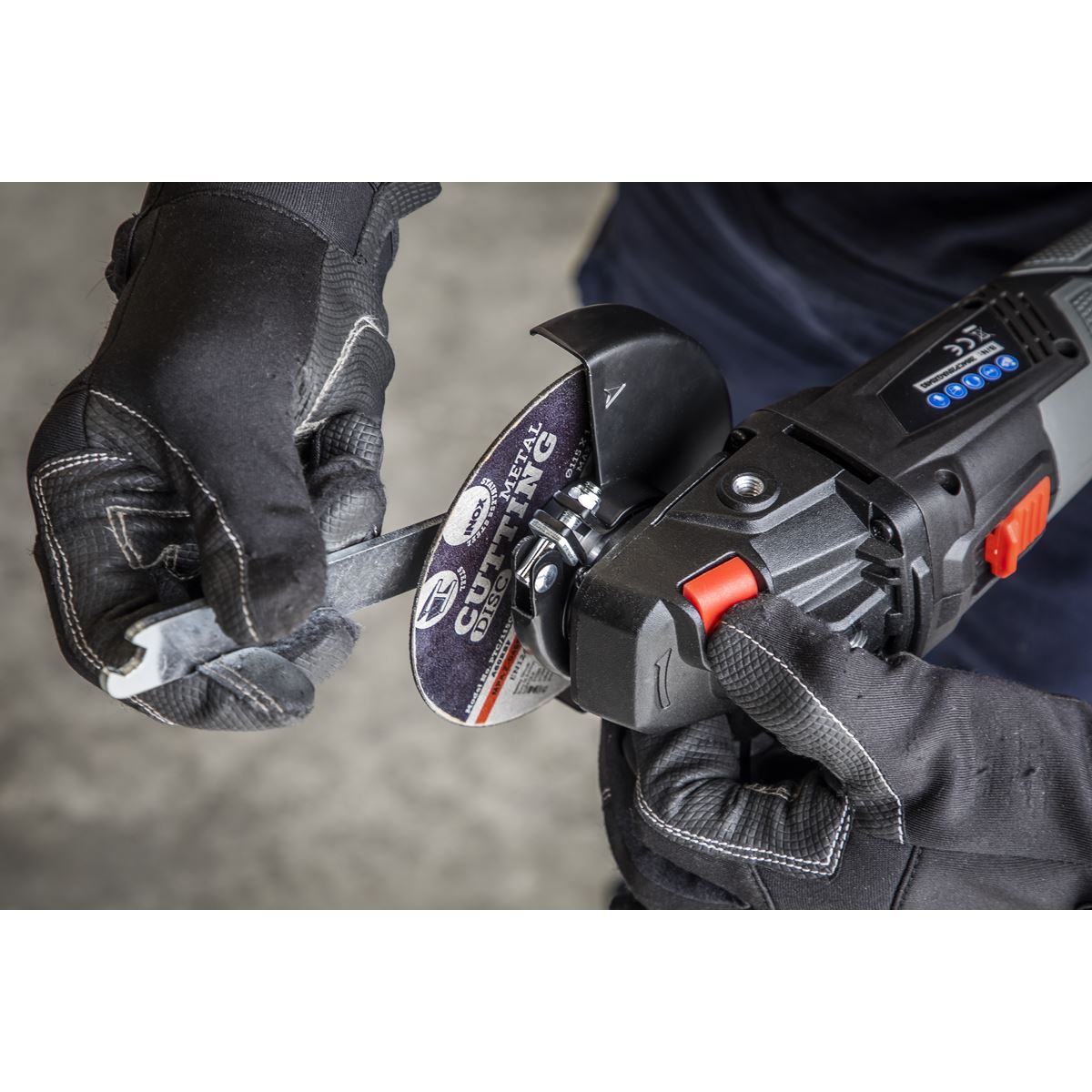 Sealey CP20VAGXKIT1 Brushless Angle Grinder Kit Ø115mm 20V 4Ah SV20 Series Sealey