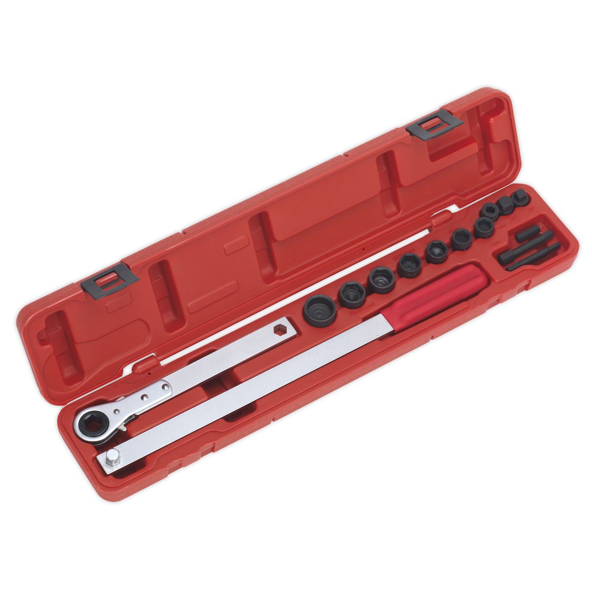 Sealey VS784 Ratchet Action Auxiliary Belt Tension Tool Kit Sealey