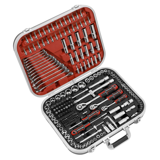 Sealey AK7982 Socket Set 216pc 1/4" 3/8" & 1/2"Sq Drive WallDrive® Sealey