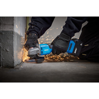 Draper 98104 D20 20V Brushless Angle Grinder 115/125mm Sold Bare Draper