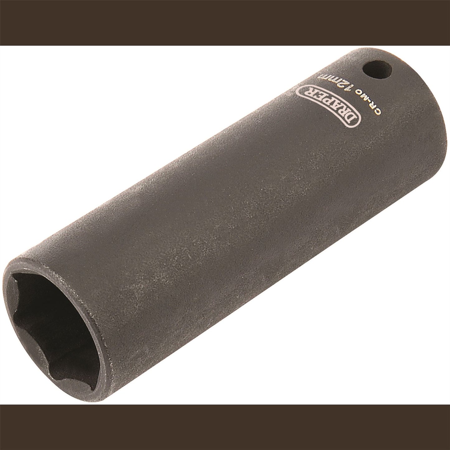 Draper 05190 Expert HI-TORQ® 6 Point Deep Impact Socket 1/4" Sq. Dr. 12mm Draper