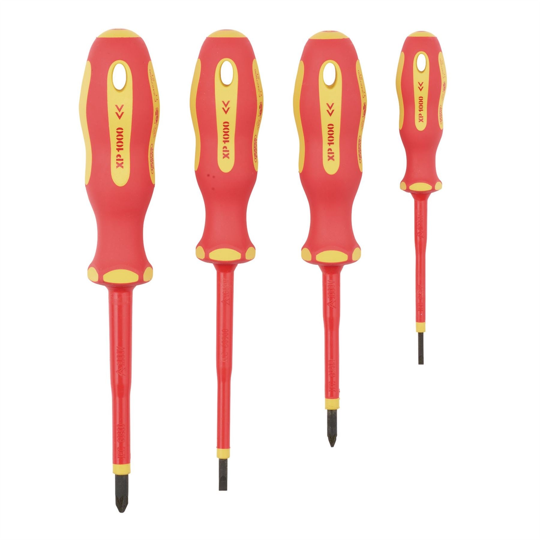 Draper 64693 XP1000® VDE Screwdriver Set 4 Piece Draper