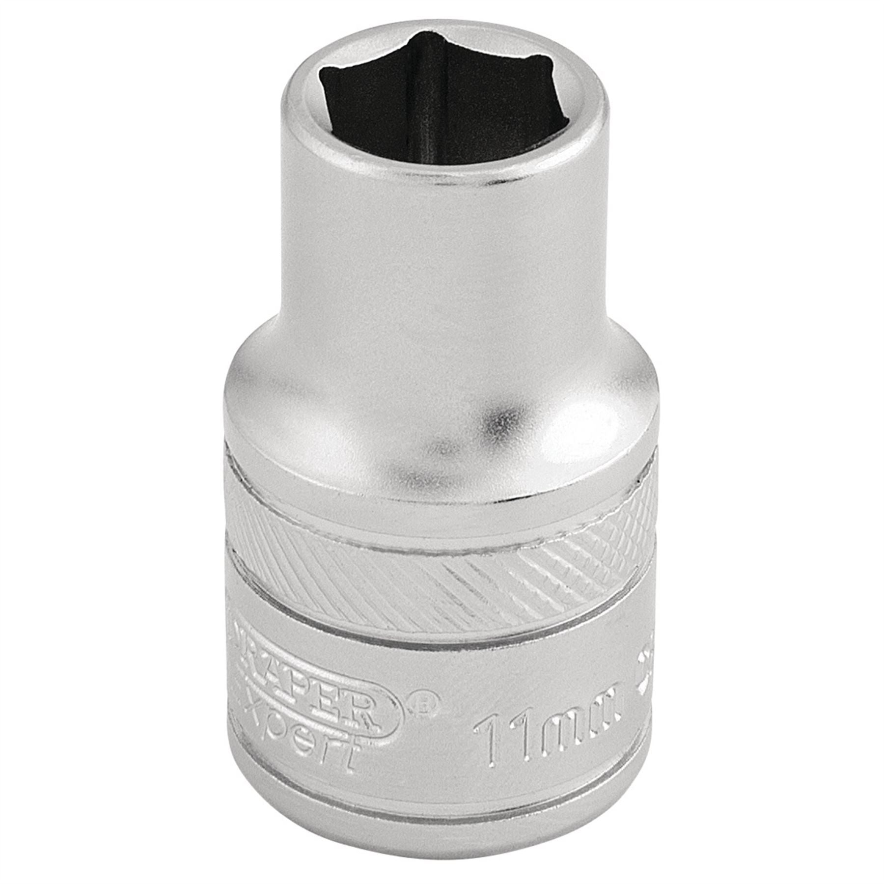 Draper 16600 6 Point Metric Socket 1/2" Sq. Dr. 11mm Draper