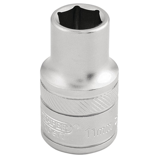 Draper 16600 6 Point Metric Socket 1/2" Sq. Dr. 11mm Draper