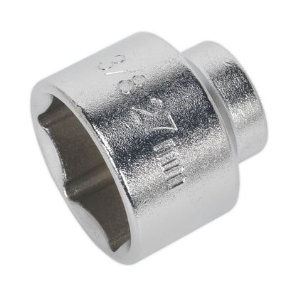 Sealey SX112 Low Profile Oil Filter Socket 27mm 3/8"Sq Drive Sealey