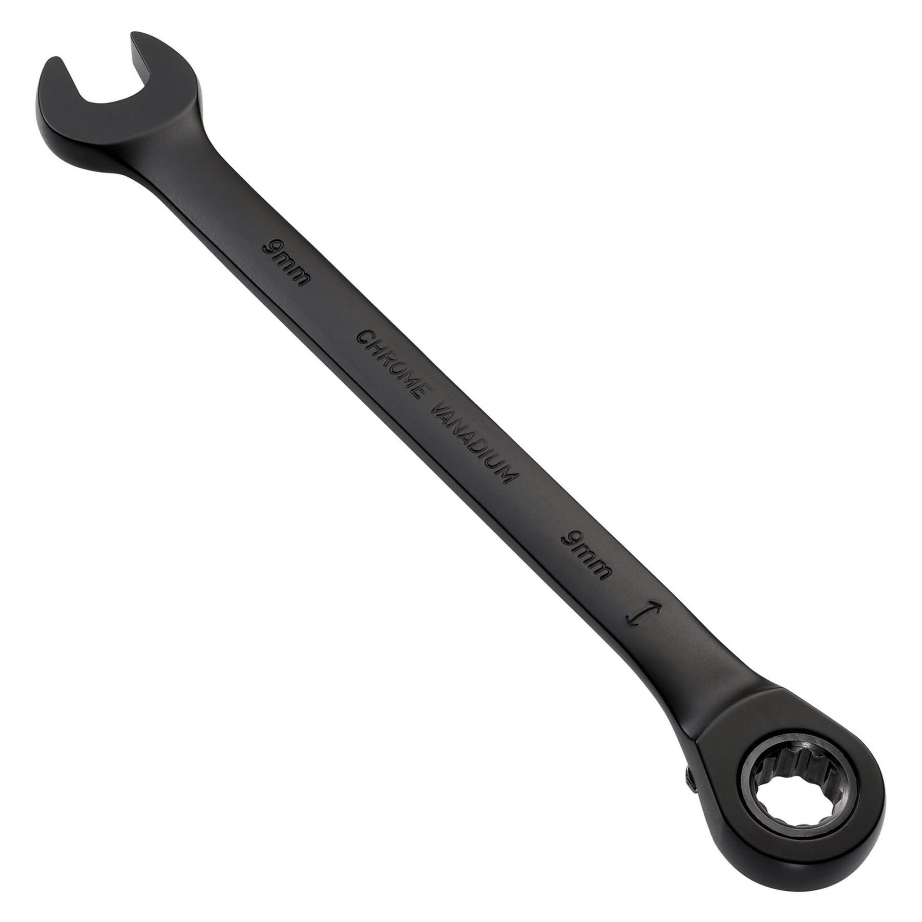 Draper 03899 Expert HI-TORQ® Metric Reversible Ratchet Combination Spanner 9mm Black Draper