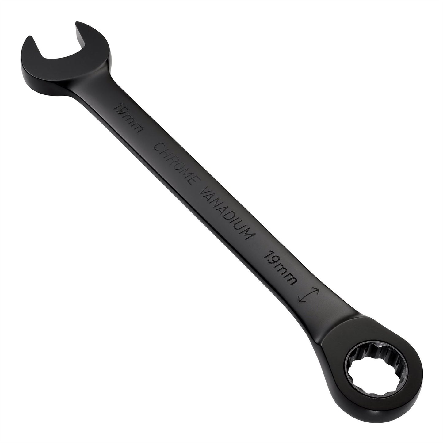 Draper 03909 Expert HI-TORQ® Metric Reversible Ratchet Combination Spanner 19mm Black Draper