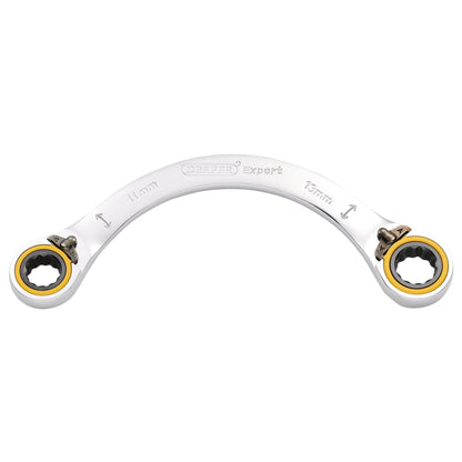 Draper 03934 Expert HI-TORQ® Double Ring Ratchet Half Moon Spanner 11 x 13mm Draper