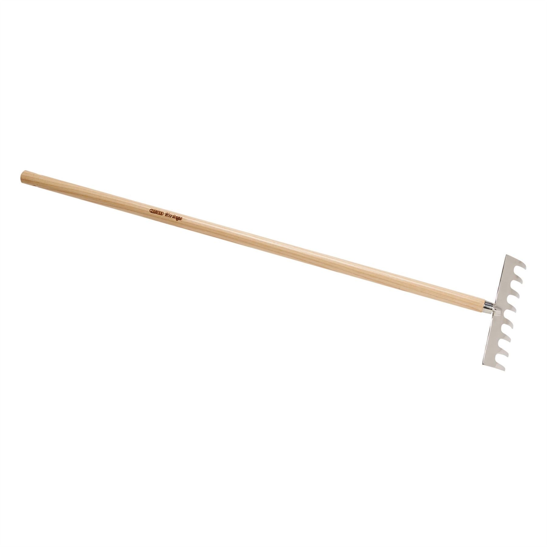 Draper 08973 Heritage Junior Stainless Steel Garden Rake Draper