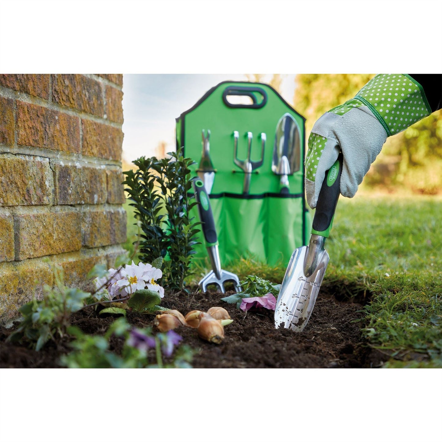 Draper 08998 Expert Aluminium Garden Tool Set with Storage Bag 11 Piece Draper