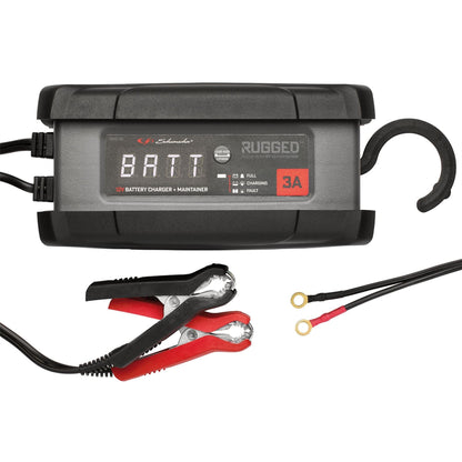 Draper 12961 Schumacher® SPX458 Rugged 12V Battery Charger and Maintainer 3A Draper