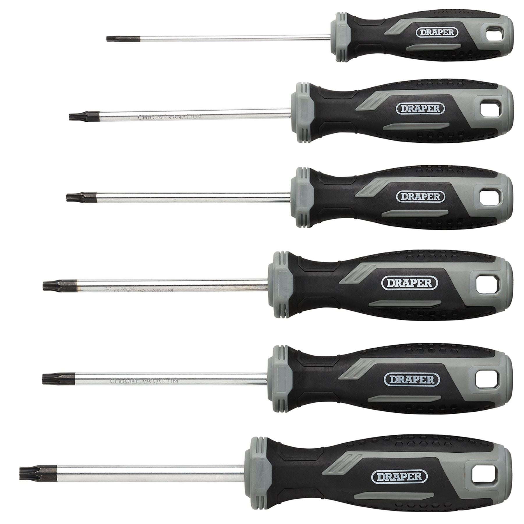 Draper 13434 TX-STAR® Soft Grip Screwdriver Set 6 Piece Draper