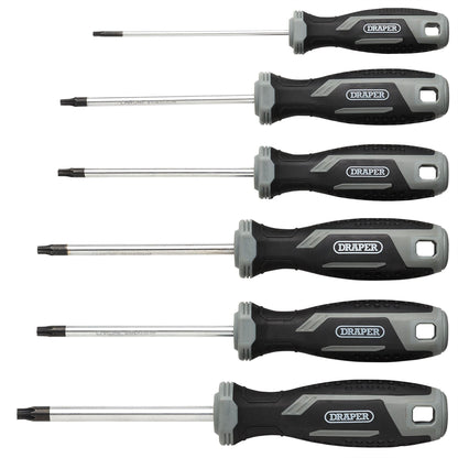 Draper 13434 TX-STAR® Soft Grip Screwdriver Set 6 Piece Draper