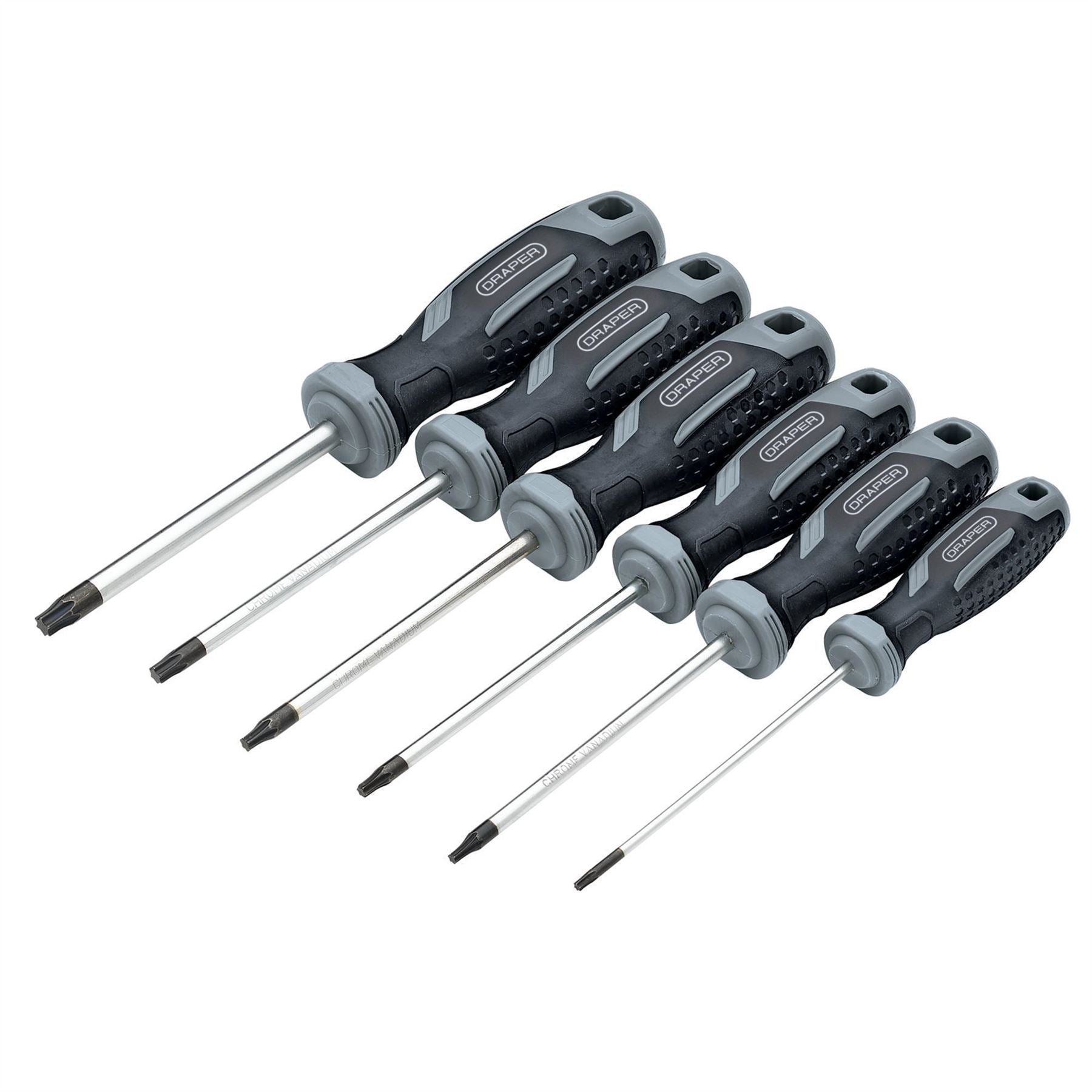 Draper 13434 TX-STAR® Soft Grip Screwdriver Set 6 Piece Draper