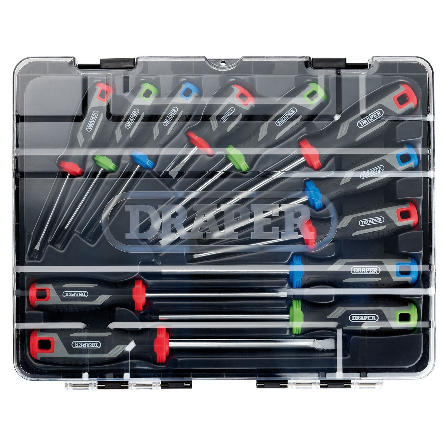 Draper 13436 Soft Grip Screwdriver Set 12 Piece Draper