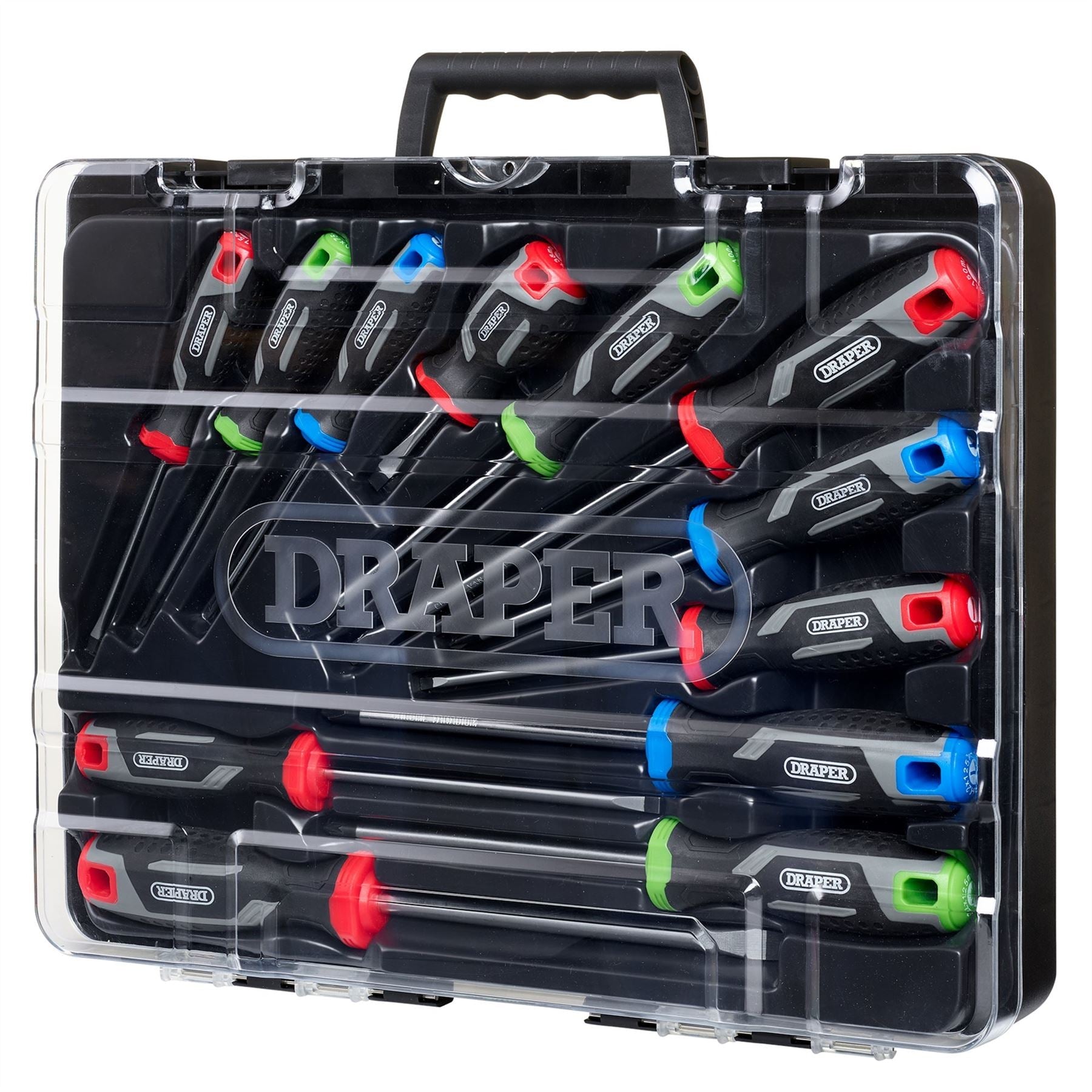 Draper 13436 Soft Grip Screwdriver Set 12 Piece Draper
