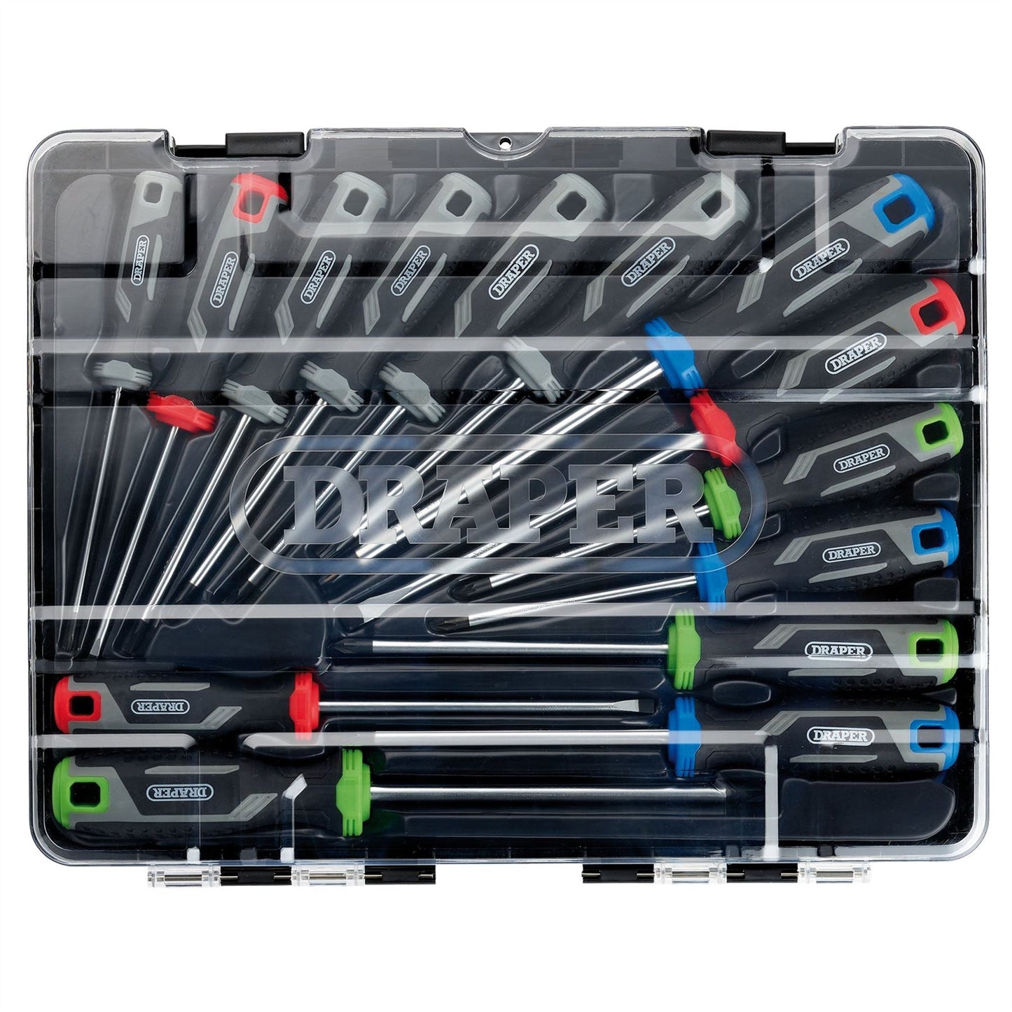 Draper 13437 Soft Grip Screwdriver Set with TX-STAR® 14 Piece Draper