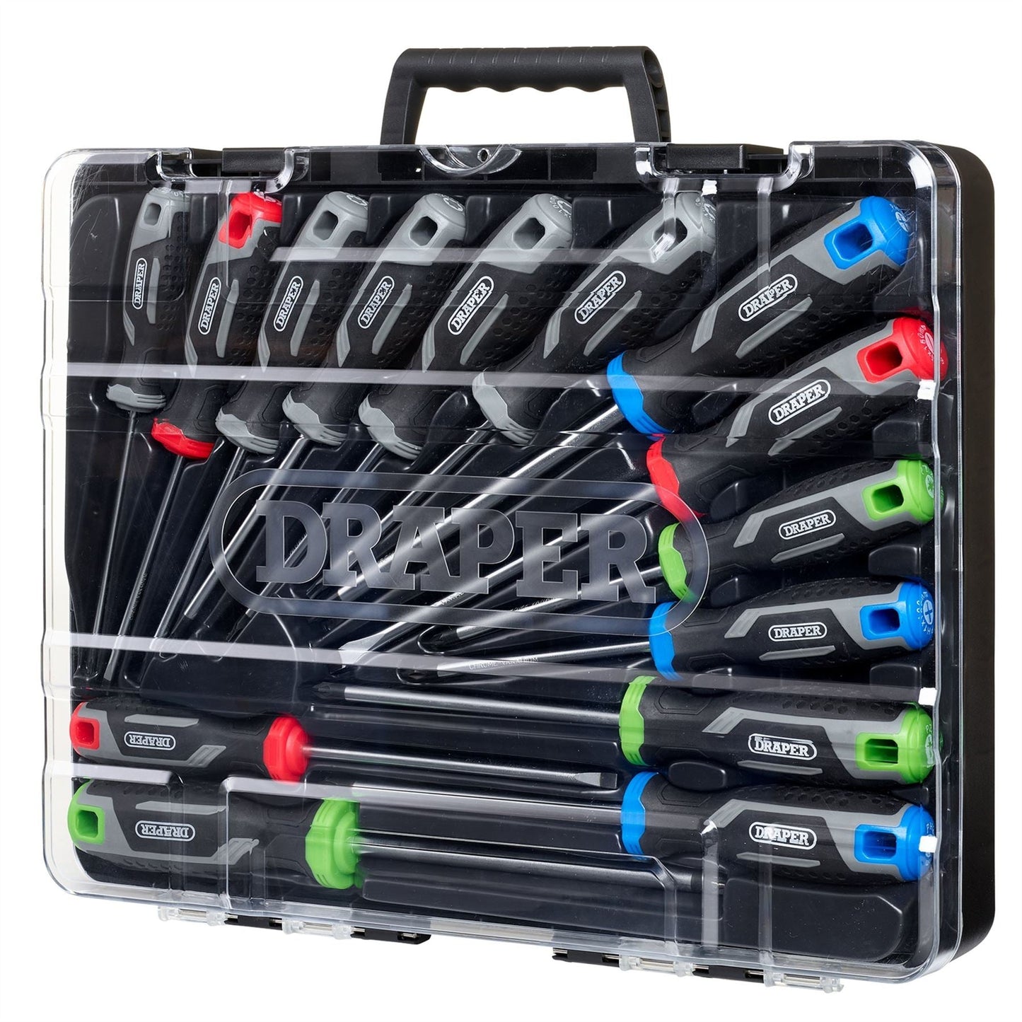 Draper 13437 Soft Grip Screwdriver Set with TX-STAR® 14 Piece Draper