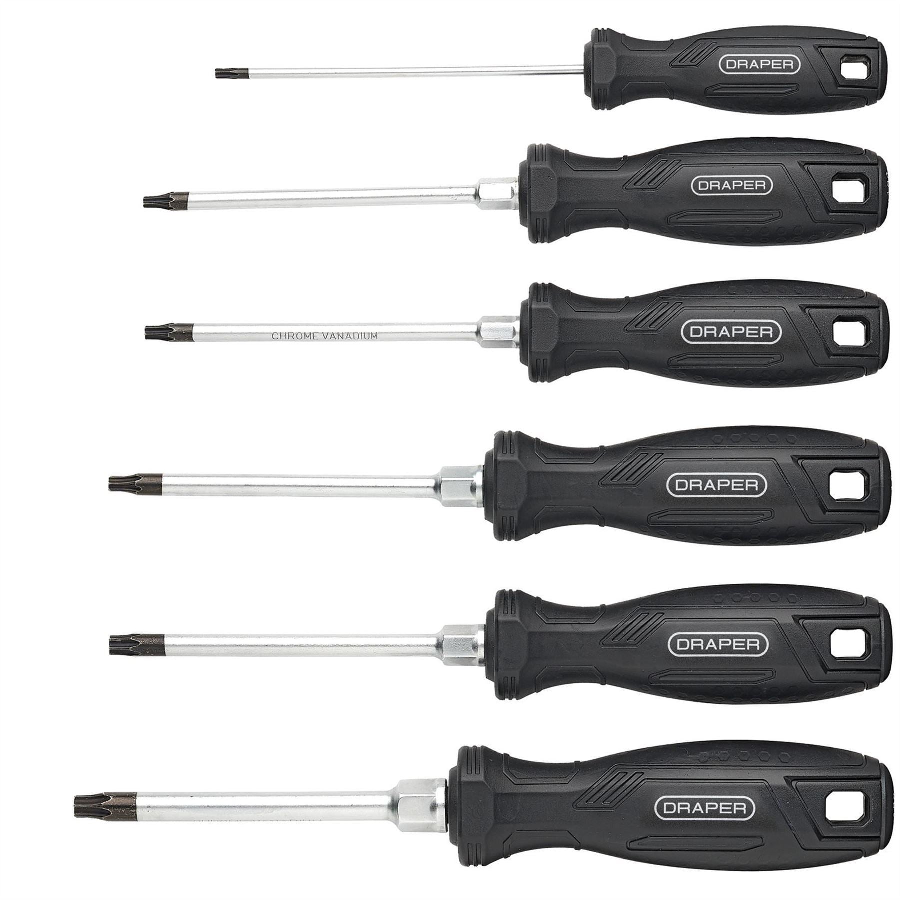 Draper 13585 TX-STAR® Hard Grip Screwdriver Set 6 Piece Draper