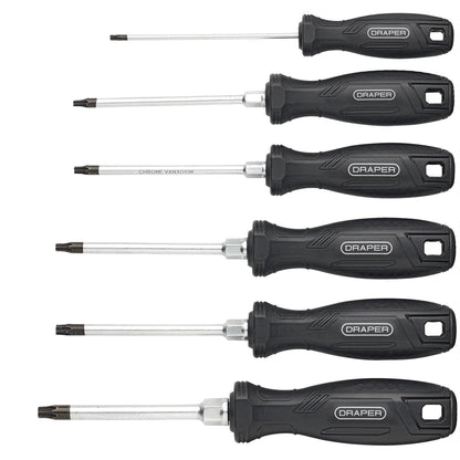 Draper 13585 TX-STAR® Hard Grip Screwdriver Set 6 Piece Draper