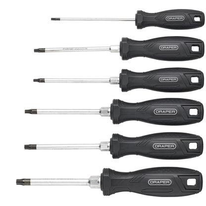Draper 13586 TX-STAR® Tamperproof Hard Grip Screwdriver Set 6 Piece Draper