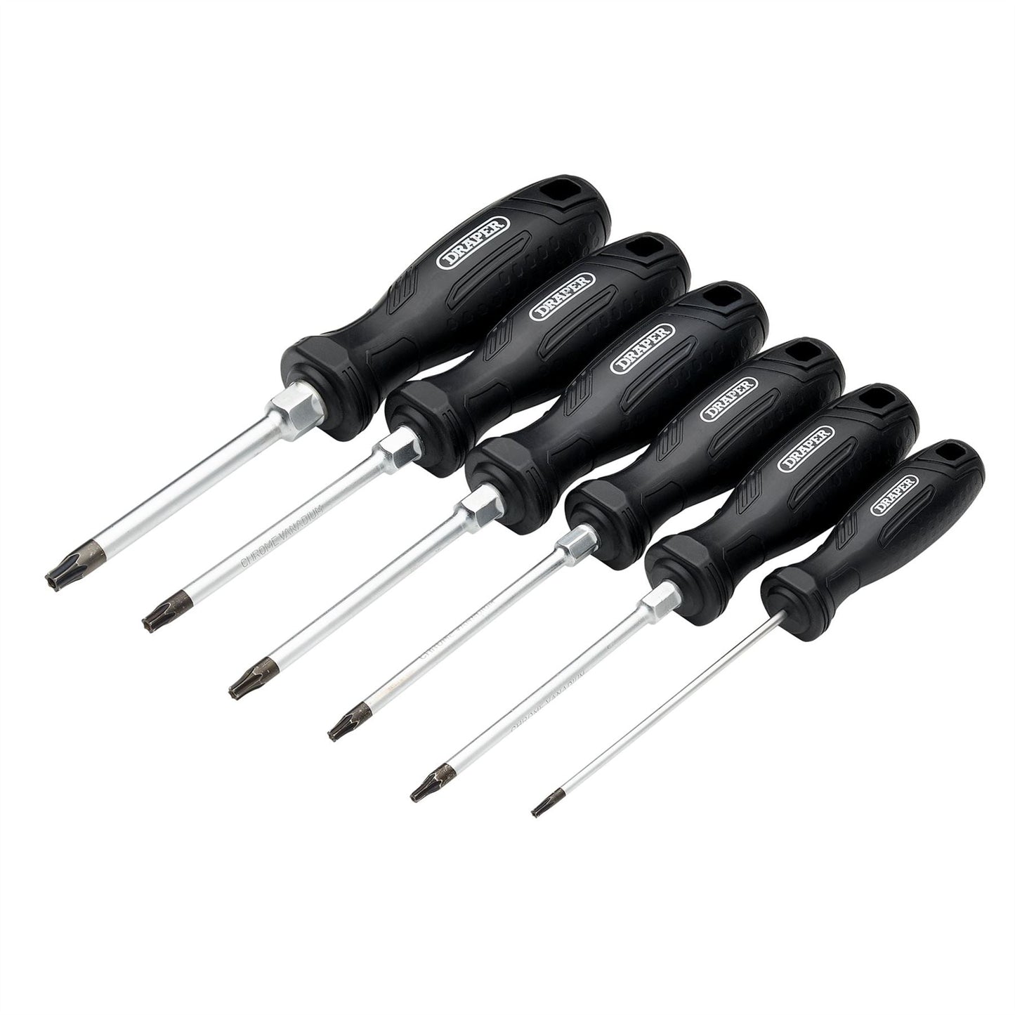 Draper 13586 TX-STAR® Tamperproof Hard Grip Screwdriver Set 6 Piece Draper