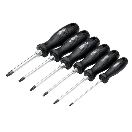 Draper 13586 TX-STAR® Tamperproof Hard Grip Screwdriver Set 6 Piece Draper