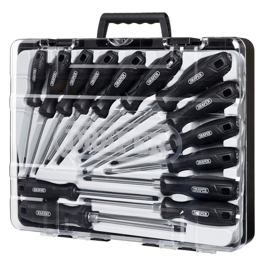 Draper 13588 Hard Grip Screwdriver Set with TX-STAR® 14 Piece Draper