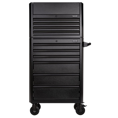 Draper 24247 BUNKER® 10 Drawer Combined Roller Cabinet and Tool Chest 26" Black Draper