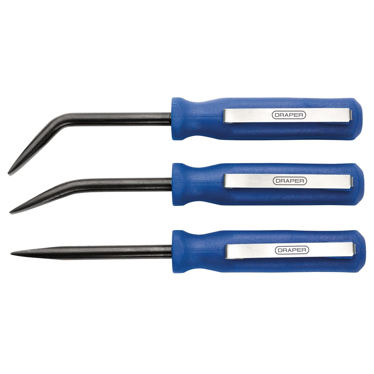 Draper 30598 Mini Pry Bar Set 125mm Blue 3 Piece Draper