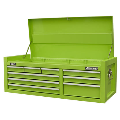 Sealey AP4109HV Topchest 9 Drawer with Ball Bearing Slides - Green Sealey