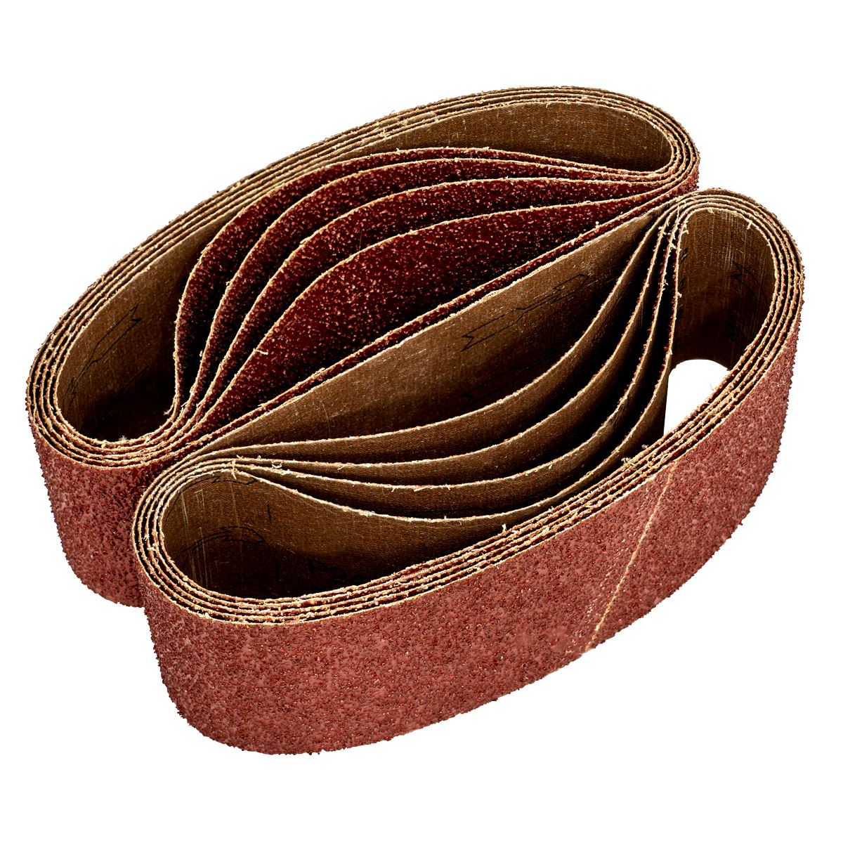 Sealey WSB5340 Sanding Belt 75 x 533mm 40Grit - Pack of 10 Sealey