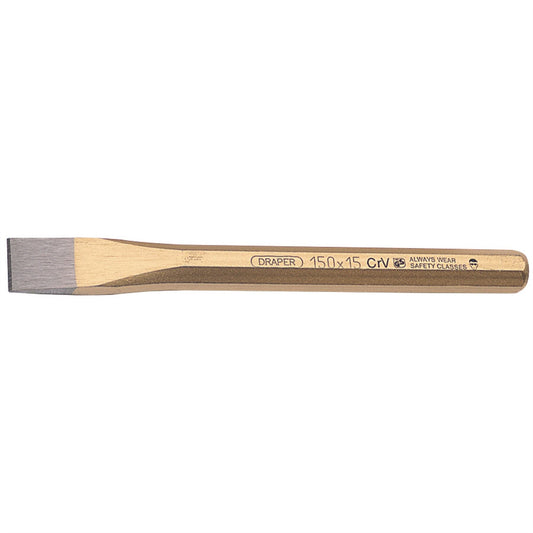 Draper 51554 Octagonal Flat Cold Chisel 15 x 150mm Draper