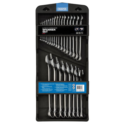 Draper 26696 HI-TORQ® Metric Combination Spanner Set 25 Piece Draper
