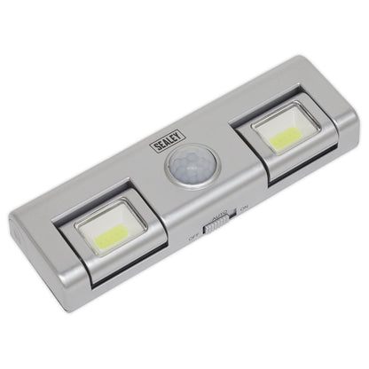 Sealey GL93 Auto Light 1W COB LED with PIR Sensor 3 x AA Cell Sealey
